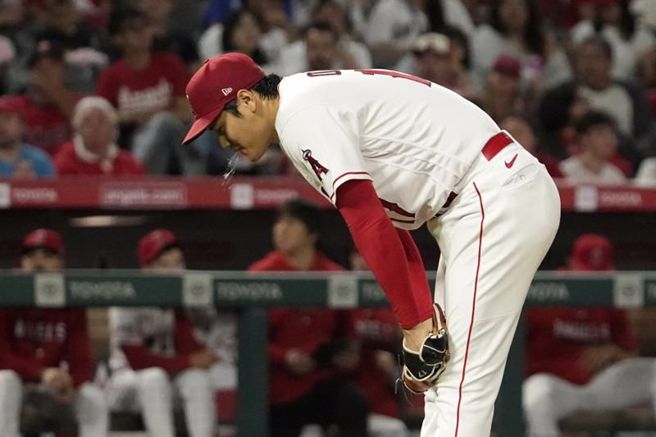 天使队大谷翔平投打皆有精彩表现，率队战胜白袜。（美联社）