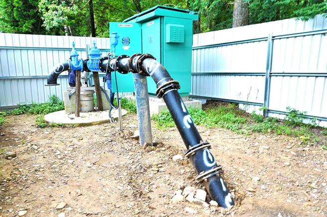 「魚池鄉日月村供水改善工程」在伊達邵2處鑿井，分別在7日和16日完工，28日正式送水至德化淨水場。（立委馬文君提供／楊靜茹南投傳真）