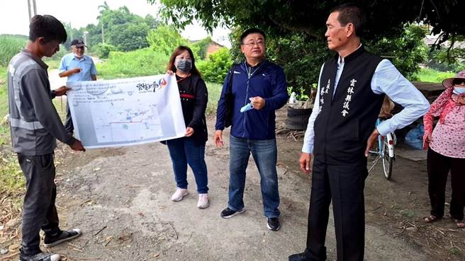 雲林縣水林鄉農地排水30餘年未整修遇雨即淹，縣府編列700餘萬元重建。（雲林縣政府提供／張朝欣雲林傳真）