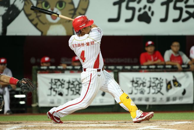 味全龙吉力吉捞・巩冠单场双安、4打点。（杜宜谙摄）