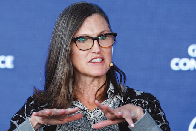 女股神伍德大买超微、台积电同时，持续出脱特斯拉。图／路透