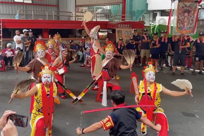 海大学生拍摄的微电影，推广八家将传统文化，获得全国微电影行销竞赛的肯定。（国立台湾海洋大学提供／张志康基隆传真）