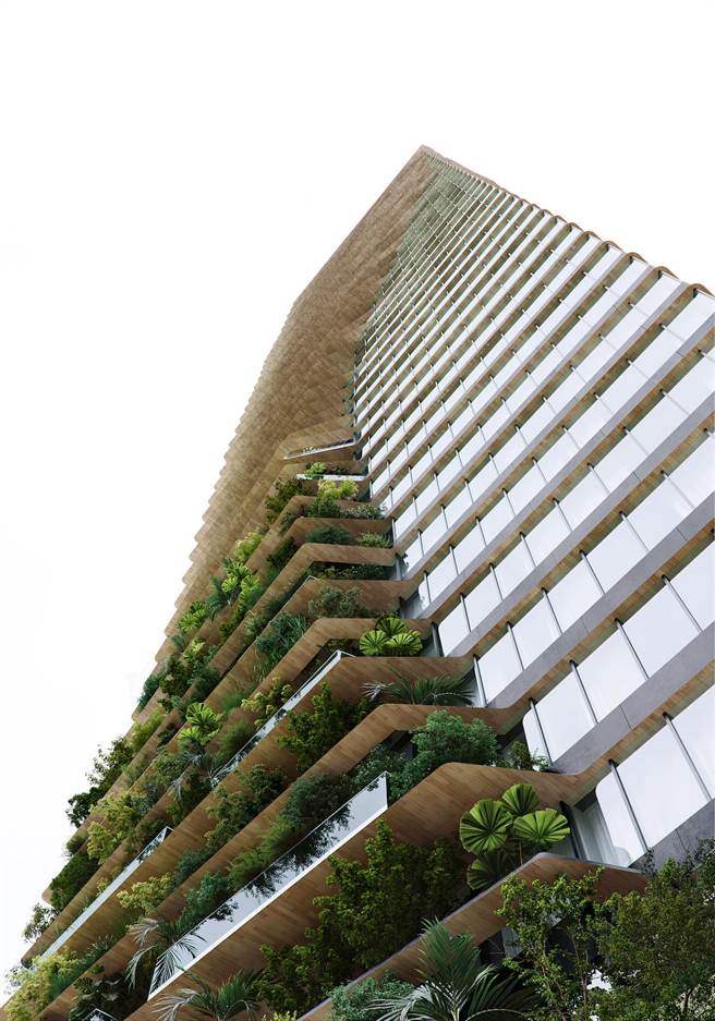 聯聚建設攜手國際級建築大師隈研吾，打造七期重量級商辦新案「聯聚中維大廈 Kuma Tower」，引發關注。(業者提供)