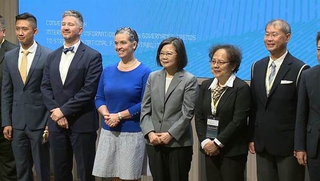 出席台美金融資安論壇  蔡英文：打造更強韌資安防護體系（崔慈悌攝）