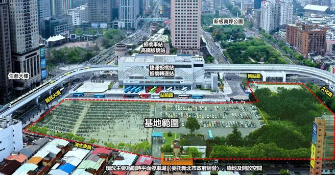 为打造全台首座专属儿童的文化场域，行政院核定在「新板特专三文化设施用地」，由中央全额出资兴建「国家儿童未来馆」。图为预定基地。（文化部提供）