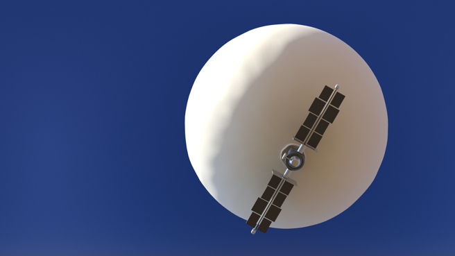 美国今年2月击落中国大陆的侦查气球，引发中美关系一度恶化。（示意图／Shutterstock）