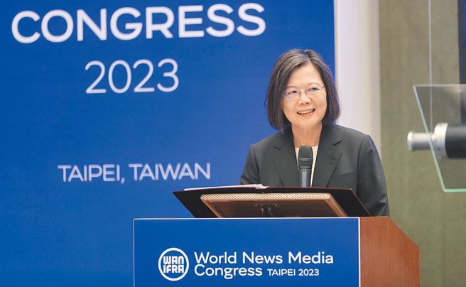 总统蔡英文。(总统府提供)