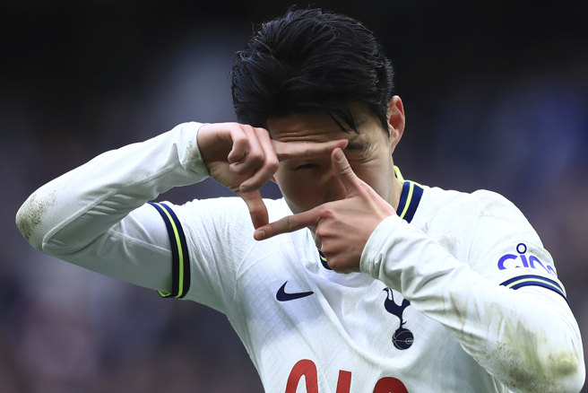 热刺前锋孙兴慜。（美联社资料照）