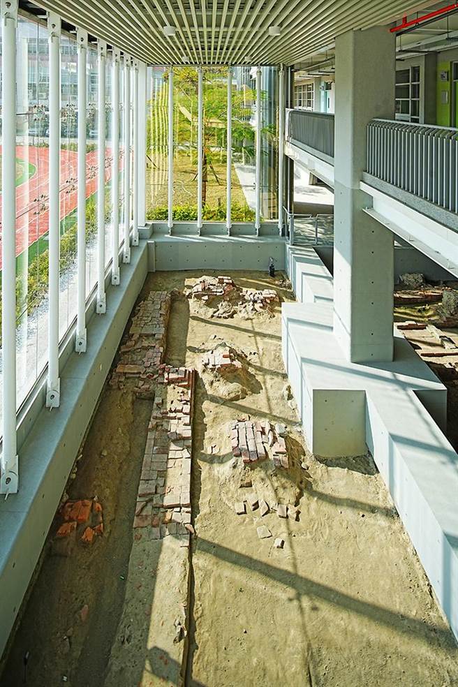 永福国小兼顾教学空间需求及遗构保存展示，全台首间校舍现地保留歷史遗构并展示的校园。（刘木贤建筑师提供／曹婷婷台南传真)