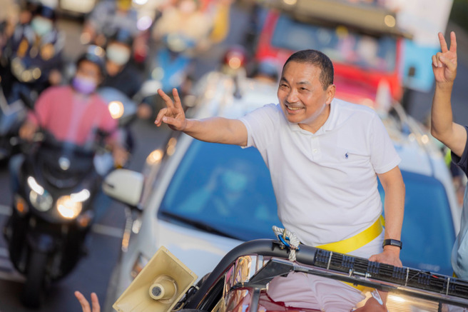 侯友宜的支持度拉升幅度，关乎与对手在议题及声势上的较劲。（图／取自侯友宜脸书）