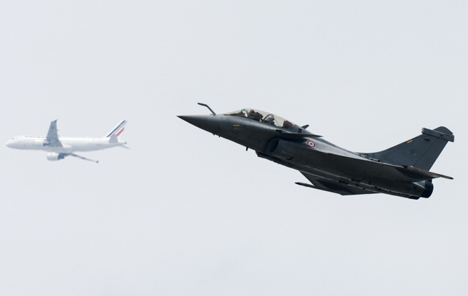 图为飙风战斗机（Rafale）。（图／路透社）