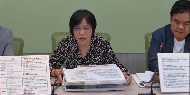 民进党立院党团干事长刘世芳也喊话，直辖市长看法是什么？也认为是大撒币吗？（翻摄自民进党立院党团直播）