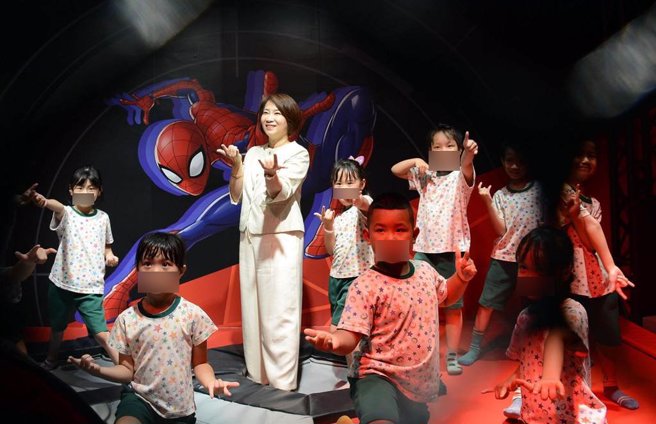 漫威英雄打頭陣，屏東兒童青春藝術節暑假熱鬧登場。（林和生攝）