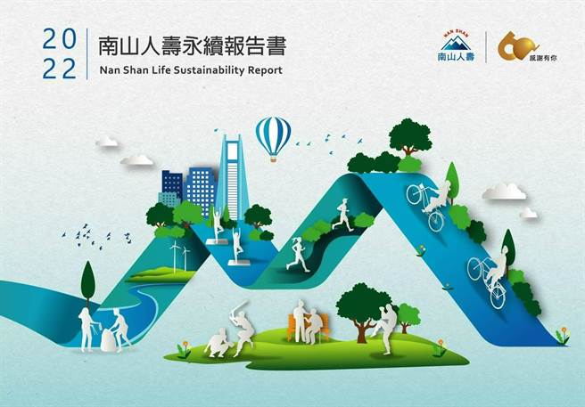 南山人壽最新發布的永續報告書首度採取並通過雙查證確信，深化資訊揭露品質與公信力。(南山人壽提供／洪凱音台北傳真)