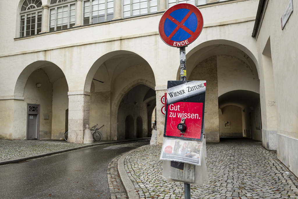 奥地利《维也纳日报》停刊，街头的贩卖箱也随之走入历史。（示意图／Shutterstock）(photo:ChinaTimes)
