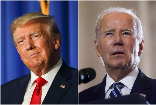 检讨报告指出，现任总统拜登和前总统川普的撤军决定对阿富汗带来严重后果。（合成图／路透社）