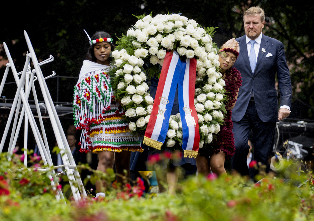 荷兰国王亚历山大针对荷兰涉及奴隶制发布历史性的王室道歉。（图／美联社）(photo:ChinaTimes)
