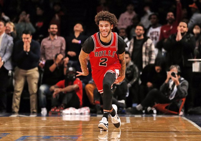 朗佐鲍尔不知道是否还有机会穿上公牛球衣。(美联社资料照)