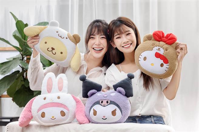 麦当劳与三丽鸥合作推「麦麦萌友夏日派对抱枕」系列，全系列全台限量10万个。（麦当劳提供／朱世凯台北传真）