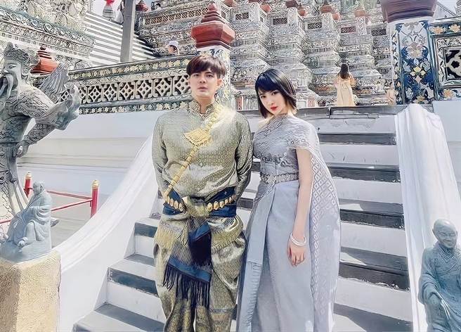 郭唐佑带着演员老婆王雅慧一起参加员工旅游。（唐居整复提供）