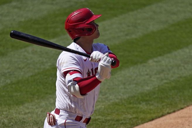 天使队大谷翔平。（美联社）