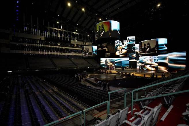 2023年第34屆金曲獎頒獎典禮舞台設計以「漣漪」為主題。（文化部提供）