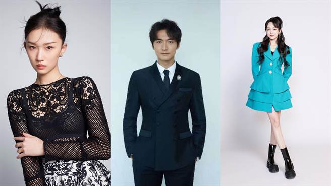 王佳怡（左起）、宋洋、何泓姗将来台出席影展活动。（两岸影展提供）