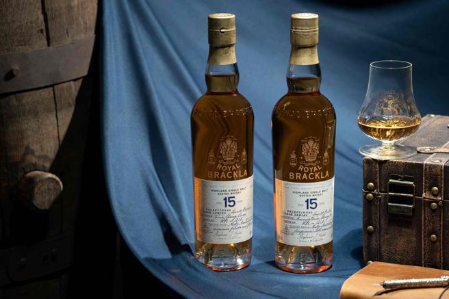 皇家柏克萊推出限量版15年Fino雪莉桶過桶熟成威士忌和15年Amontillado雪莉桶過桶熟成威士忌，各為3580元。（大盛酒品提供／陶福媛台北傳真）★《中時新聞網》關心您：飲酒過量，有礙健康。酒後不開車，安全有保障！