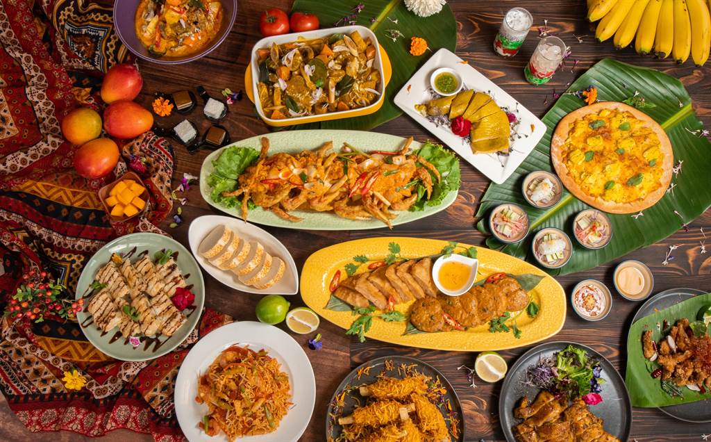 「豐FOOD海陸百匯」推出為期3個月的「豐玩東南亞季」，新增40多道東南亞料理迎客。（典華餐飲提供）