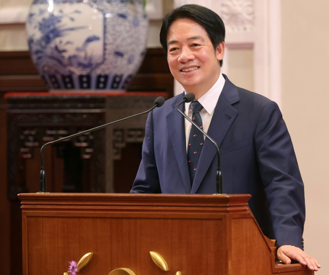 民进党总统参选人赖清德近日投书美国《华尔街日报》。（资料照／总统府提供）