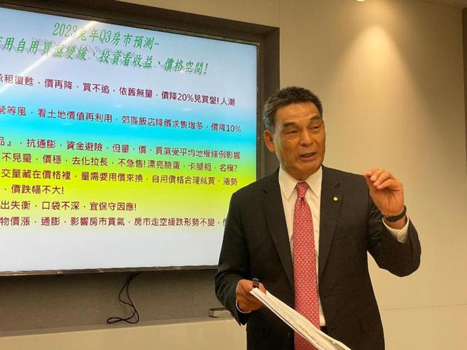 顏炳立：平均地权条例修法是布下「天罗地网」，应该是房市最末一波了！（图／蔡惠芳）