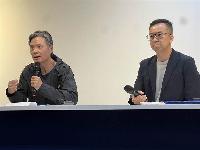 金溥聪爆有人拿捧钱要求民调公司「用他的题目做」。（叶德正摄）