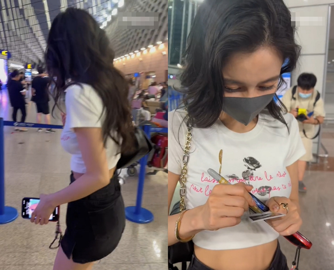 baby纸片人身材令粉丝都很心疼。（图／摘自微博）