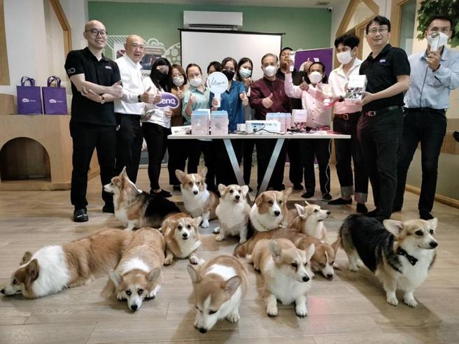 （华锋科技举办宠物保健讲座，帮助毛孩家长了解宠物居家照护重点。图／明基医提供）