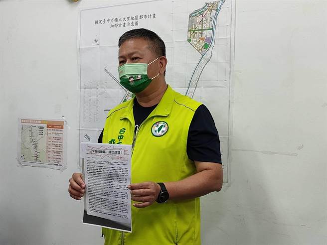 民进党台中市党部主委、台中市议员李天生日前接获恐吓传单，6日呼吁各界理性面对政治。（潘虹恩摄）