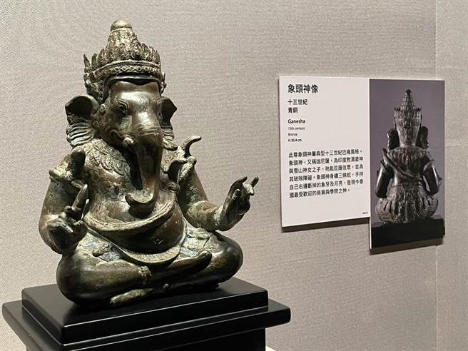 泰国佛教受到印度教影响，象头神像、金翅鸟像等雕塑精致。（杨静茹摄）