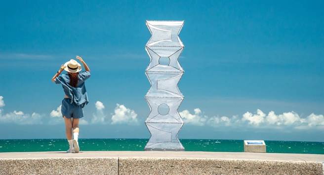 每个艺术品都相当适合拍照。（苗栗县政府提供／李京升苗栗传真）