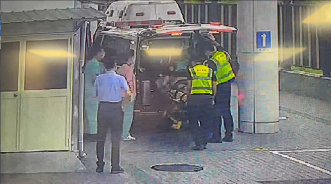 霧峰警備隊員打靶場疑「中暑」昏迷！葉克膜搶救中。(翻攝畫面)