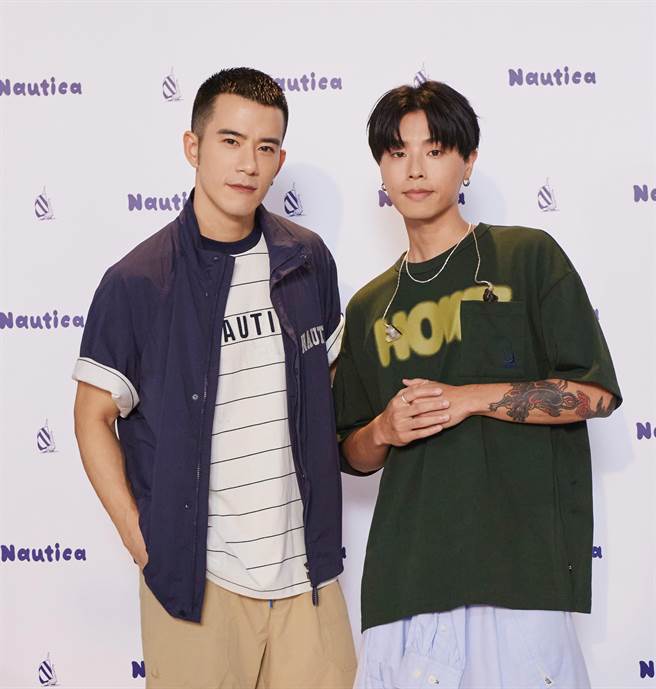 NAUTICA创立台湾首间「CITY BOY快闪店」，并找来JR 纪言恺（左）站台。（NAUTICA提供／朱世凯台北传真）