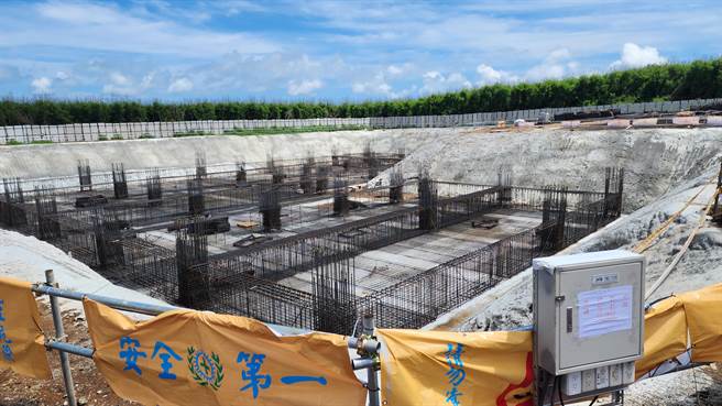 惠民醫院工地現狀。（許逸民攝）