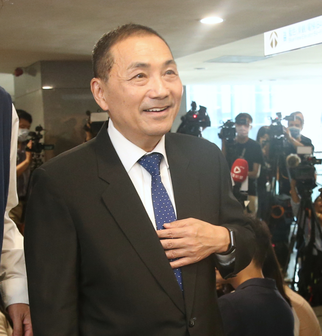 新北市长、国民党总统参选人侯友宜。（杜宜谙摄）