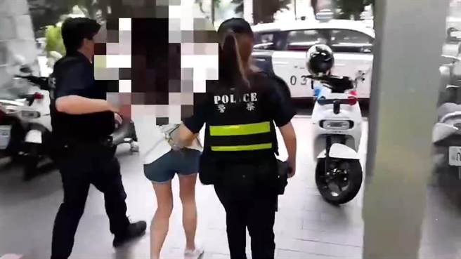 警方将徐女依公共危险罪嫌移送法办。(翻摄照片／林郁平台北传真）