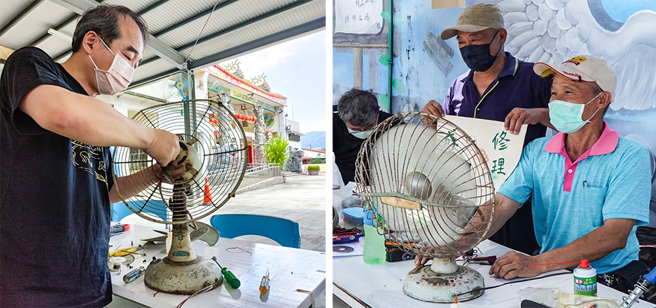 修好傳承三代以上的大同電扇，也修好送修人滿滿的回憶。(圖片提供/小家電診所)
