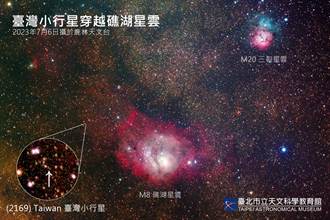 「台灣小行星」同框礁湖星雲 錯過再等14年
