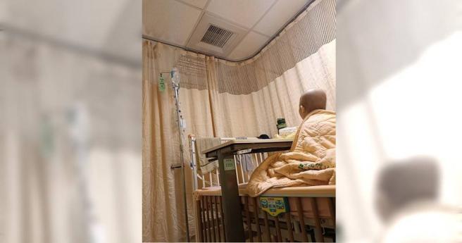 林小妹妹年纪轻轻却身患癌症，如今定期回院化疗，突如其来的病痛也压的林家喘不过气。（图／翻摄李山河脸书）