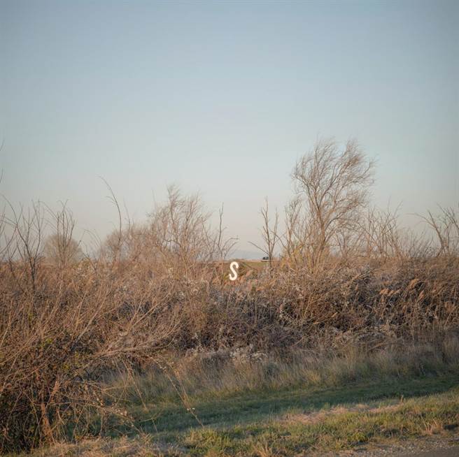 羅晟文建立資料庫及記錄周遭地景，同時與臺灣珠寶設計師楊景惠合作，以死亡動物輪廓設計珠寶並放回路殺發生地點，誘使觀眾得以地景攝影、錄像為尋寶線索，實際走訪濕地。（羅晟文提供）