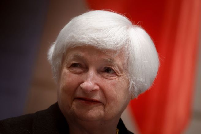 在美國國務卿布林肯（Antony Blinken）6月中旬訪中後，葉倫（Janet Yellen）隨後於7月6日前往北京訪問，今天與李強會談。(圖/路透社)