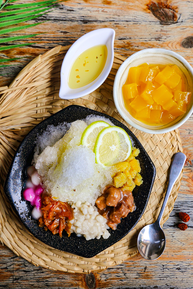 堅持自煮四寶冰配料，減一分太淡、多一分太甜的程度，吃得到天然健康。(攝影/Carter)