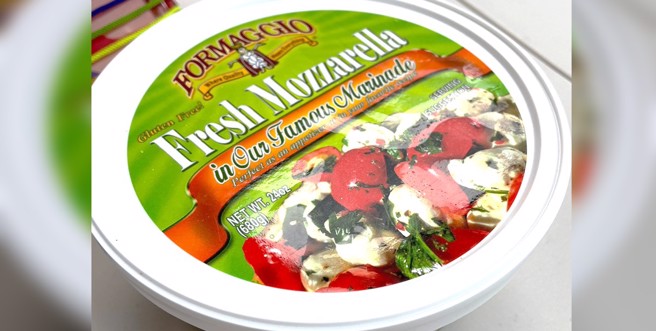 好市多「油渍摩佐罗拉乾酪」检出农药残留环氧乙烷。（图／食药署提供）