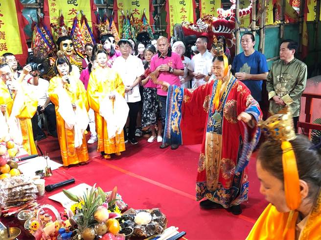 7月3日起在澳门柿山哪咤古庙举行，道德院这次受邀与会，也派了60人参与盛会。（柯宗纬翻摄）